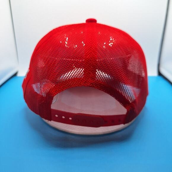 Bass Pro Shops Mesh Hat Cap Adjustable Snapback Trucker Ole Miss Rebels Patch - Picture 4 of 7